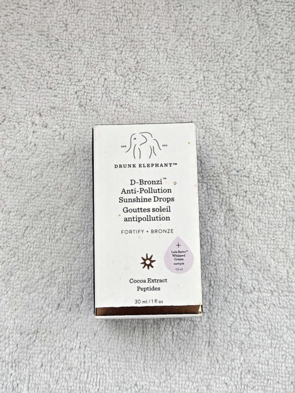 Drunk Elephant D-Bronzi Anti-Pollution Sunshine Drops with Bonus Lala Retro